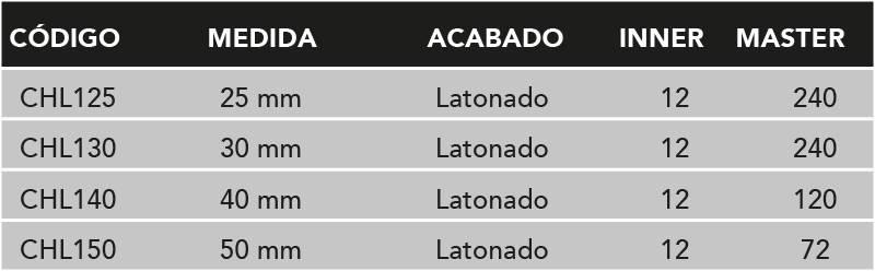 2.TABLA-CANDADO LATONADO LARGO-BLISTER